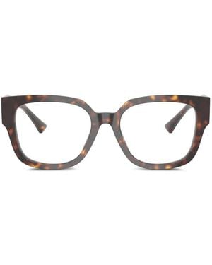 Jimmy Choo Square-Frame Glasses - Brown