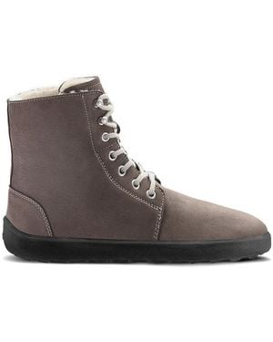 Be Lenka Lace-Up Shearling Boots - Brown