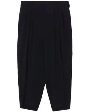 Yohji Yamamoto 12 Tucks Pleated Pants - Blue