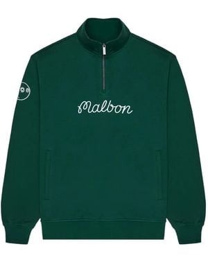 Malbon Golf Sudadera Collegiate - Verde