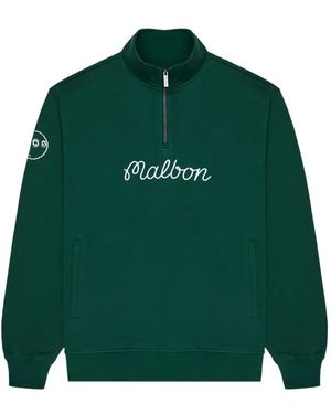 Malbon Golf Collegiate Sweatshirt - Green