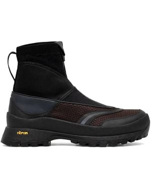 ANDERSSON BELL Mattio Zip-Up Trainers - Black