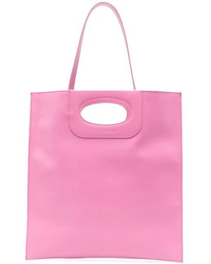 Gherardini Piattina Cut-Out-Handle Clutch Bag - Pink