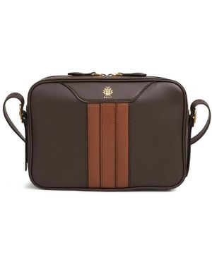 Bally Sac Porté Épaule En Cuir À Détail De Logo - Marron