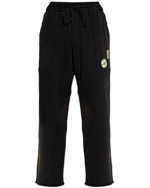 Song For The Mute Patch-Detail Track Trousers - Black