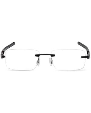 Tag Heuer Lunettes De Vue Bolide À Monture Rectangulaire Sans Cerclage - Blanc