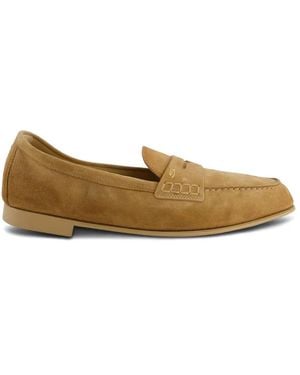 Santoni Vibe Loafers - Natural