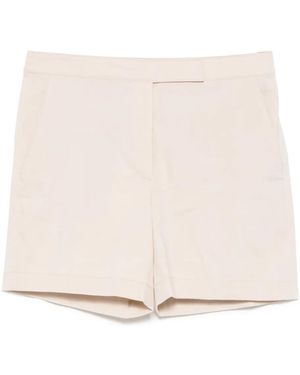 Theory Bermudas Con Cintura Lazada - Neutro