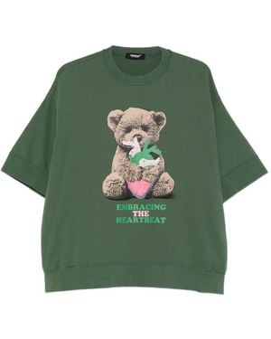 Undercover Graphic-Print Sweatshirt - Green