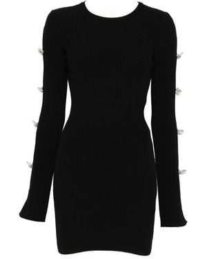 Mach & Mach Kleid Mit Cut-Outs - Schwarz