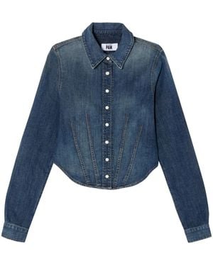 RE/DONE X Pamela Anderson Denim Shirt - Blue