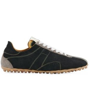 Maison Margiela Baskets Sprinter À Empiècements - Black