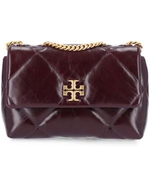Tory Burch Small Kira Quilted Shoulder Bag - Purple