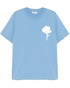 Sandro コットン Tシャツ - ブルー