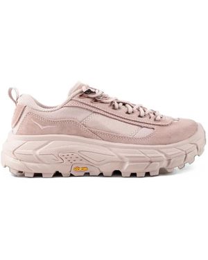 Hoka One One Panelled Low-Top Trainers - Pink
