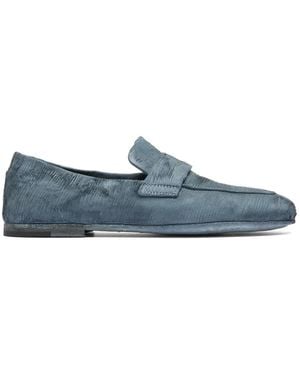 Officine Creative Blair Dd Leather Loafers - Blue