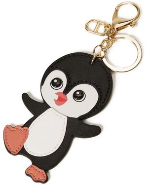 Twinset Penguin Keyring - Black