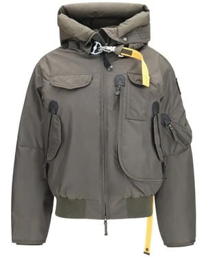 Parajumpers Gobi Hooded Bomber Jacket - Gray