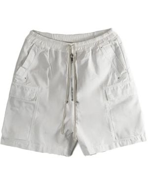 Rick Owens Cargo Zip Shorts - Grey