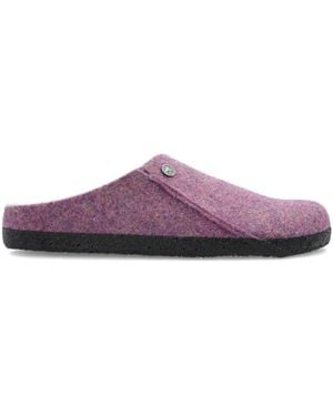 Birkenstock Zermatt Shearling button slippers - Lila