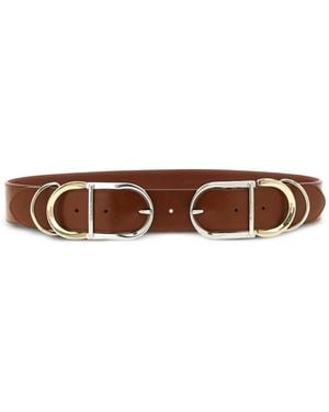 Pinko Hippolita Buckle Belt - White