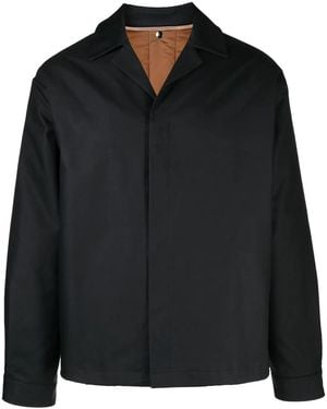 Costumein Notched-Collar Shirt Jacket - Black