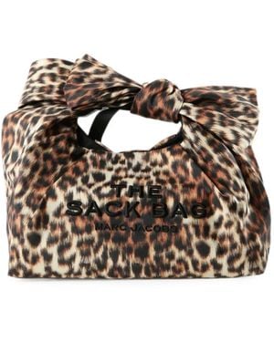 Marc Jacobs Leopard-Print The Sack Bag Tote Bag - Multicolour