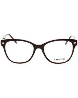 Bebe Leopard-Print Glasses - Black