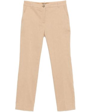 Pinko Bello Cropped Pants - Natural