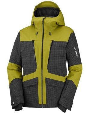 Salomon Isolierte Spark Kapuzenjacke - Gelb
