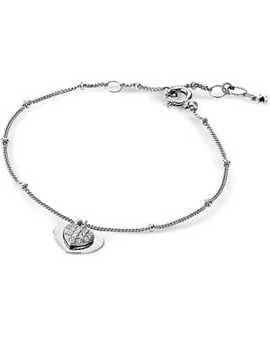 Michael Kors Heart-Charm Bracelet - Natural