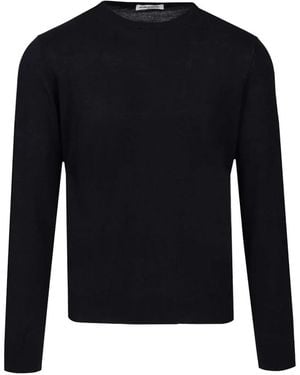 Al Duca d'Aosta Fine-Knit Crew-Neck Jumper - Blue