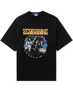 Junya Watanabe Graphic-Print Cotton T-Shirt - Black