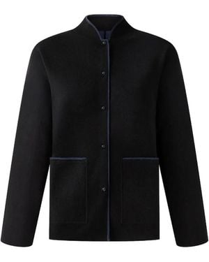 Shanghai Tang Buttoned Pocket Cardigan - Black