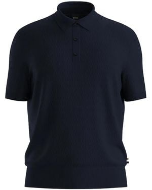 BOSS Short Sleeve Polo Shirt - Blue