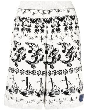 Stella McCartney Bermudas En Fair Isle De X Disney Fantasia - Negro