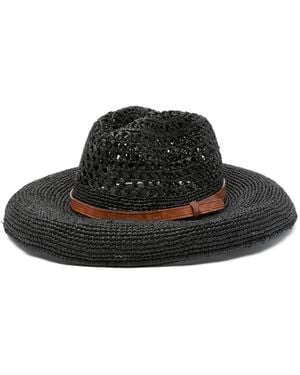IBELIV Soa Raffia Hat - Black