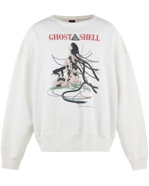SAINT Mxxxxxx Graphic-Print Sweatshirt - White