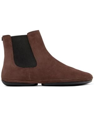 Camper Nina Elasticated-Panel Chelsea Boots - Brown