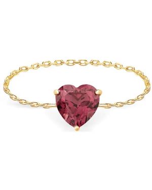 Yi Collection 18K Supreme Chain Rhodolite Ring - Pink