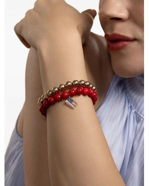 Sydney Evan Scallop Edge Diamond Bracelet - Brown