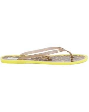 Christopher Esber Jo Tortoiseshell-Effect Flip Flops - Metallic