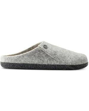 Birkenstock Zermatt Felt Slippers - White