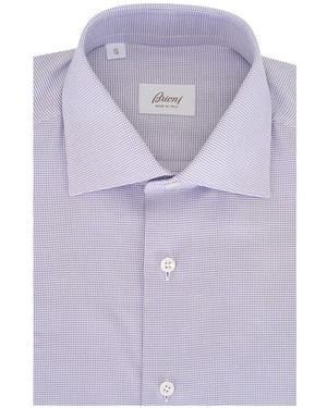 Brioni Textured Shirt - Purple