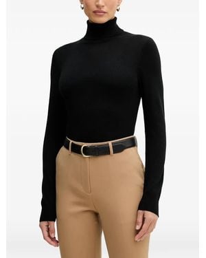 Sisley Roll-Neck Jumper - Black