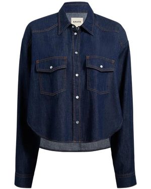 KHAITE Grenon Shirt - Blue