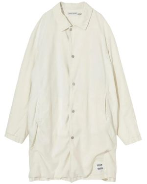 Undercover Cappotto Con Zip - Bianco