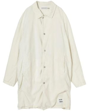 Undercover Zip-Detaild Coat - White