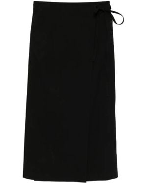 DUNST Wrap-Tie Skirt - Black