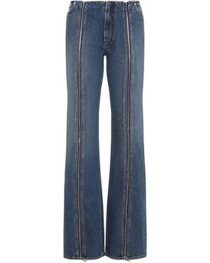 Jean Paul Gaultier Zip-Detail Jeans - Blue